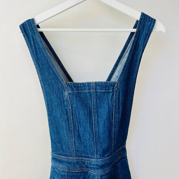 Madewell NWT tapered legs overall denim, Blue, Size 00 022 - Picture 7 of 11
